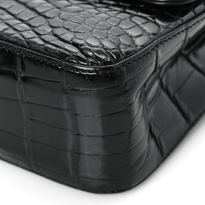 Chanel Alligator Mini Rectangular Flap Black 9 of 9