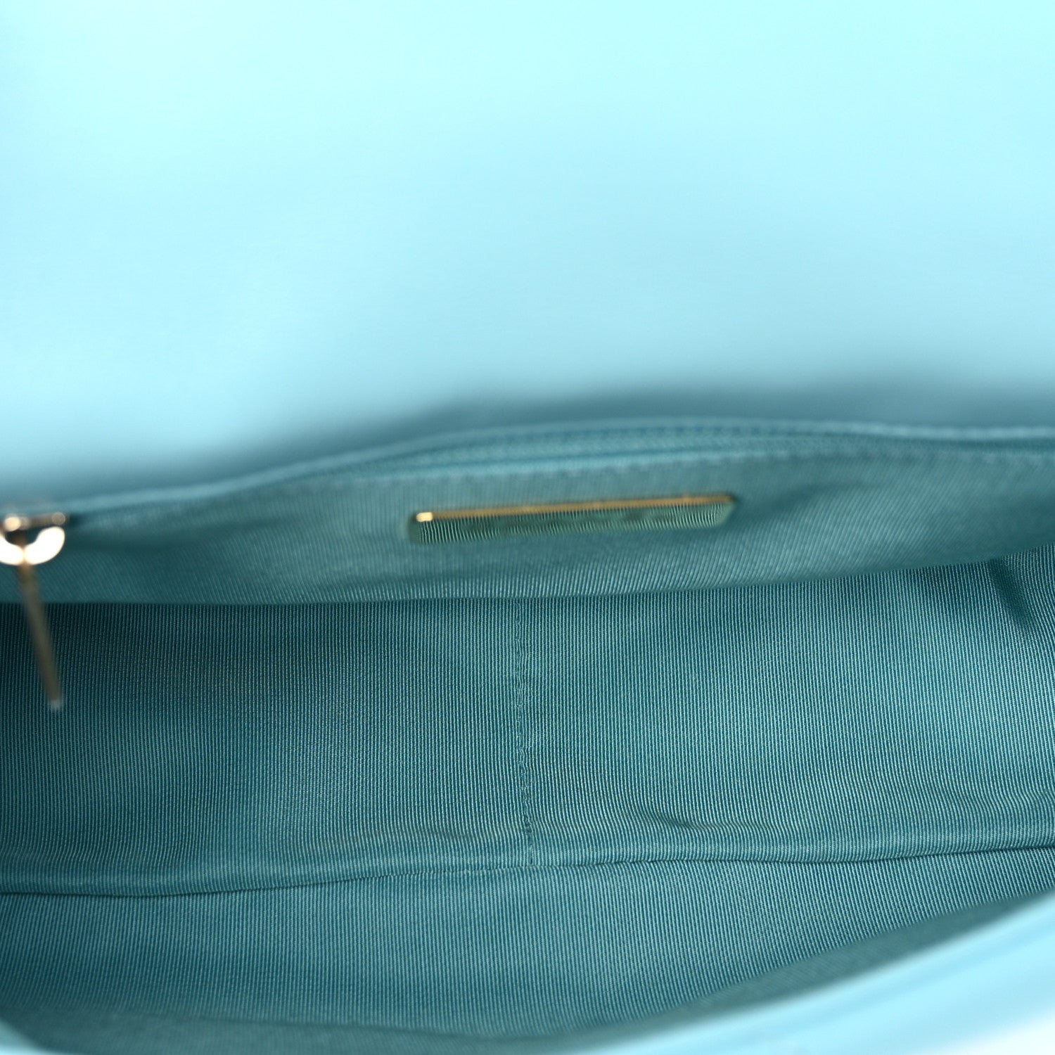 Chanel Lambskin Quilted Medium Chanel 19 Flap Light Blue 5 of 10