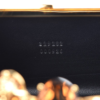 Alexander McQueen Metallic Lambskin Skull Knuckle Box Clutch Gold 8 of 9