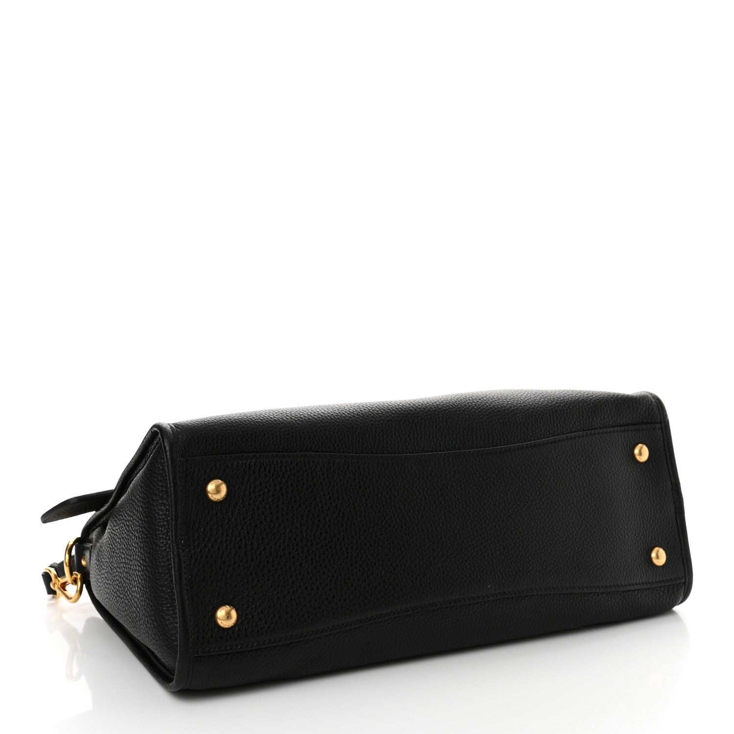 Prada Vitello Daino Shopping Satchel Black 4 of 11