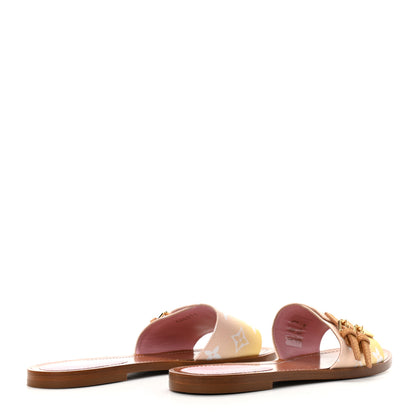 Louis Vuitton Monogram By The Pool Lock It Flat Mule 36 Pink 4 of 9