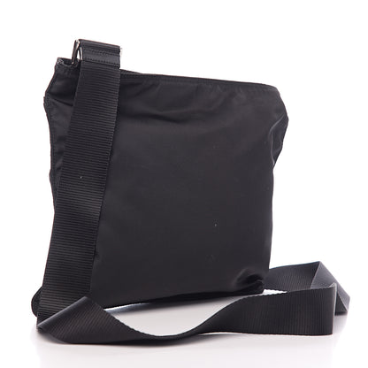 Prada Nylon Flat Messenger Bag Black 2 of 8