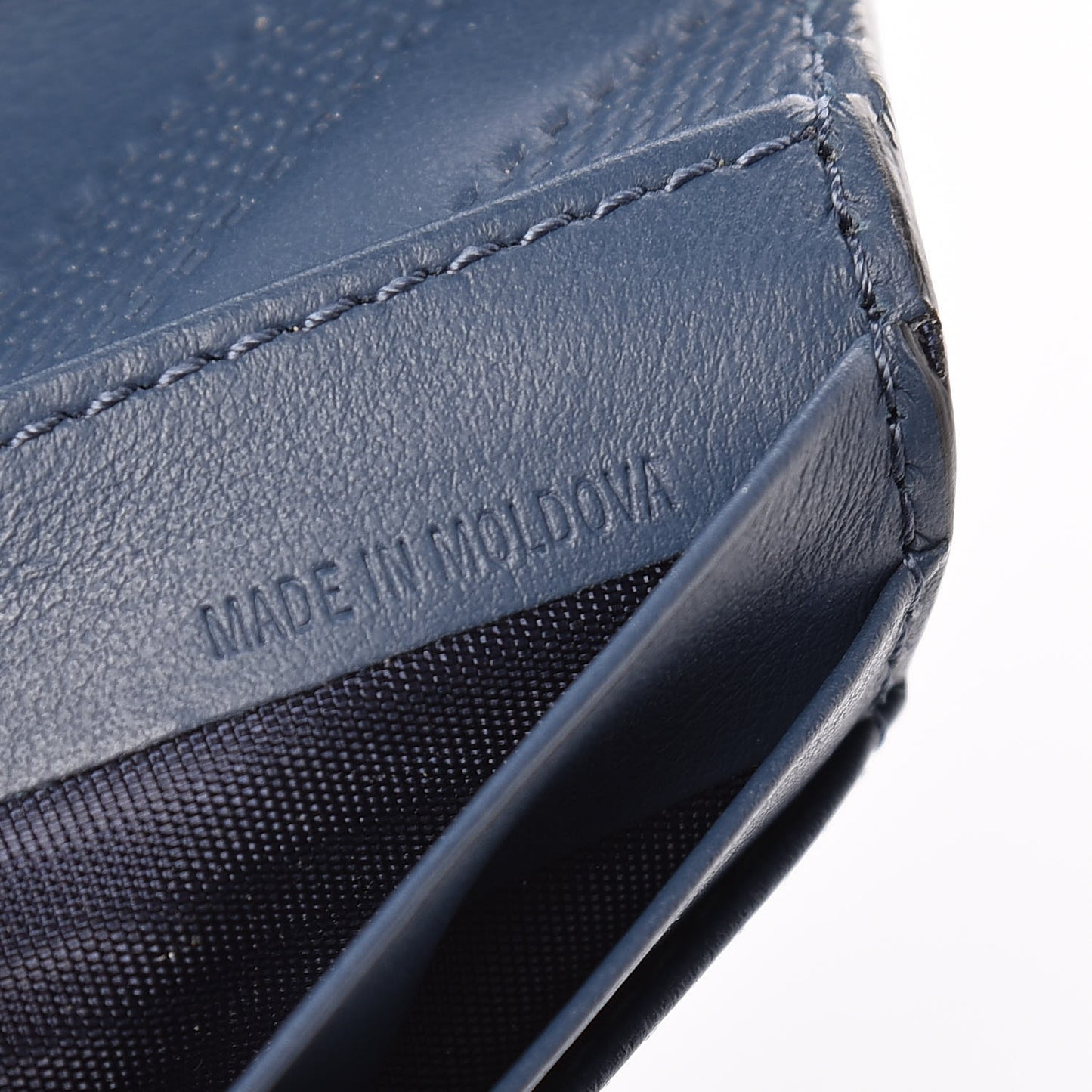 Calfskin Alvington Continental Wallet Blue