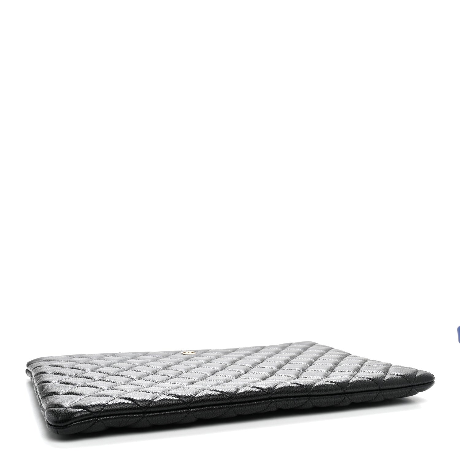 Chanel Caviar Quilted Large Cosmetic Case Black 4 of 7
