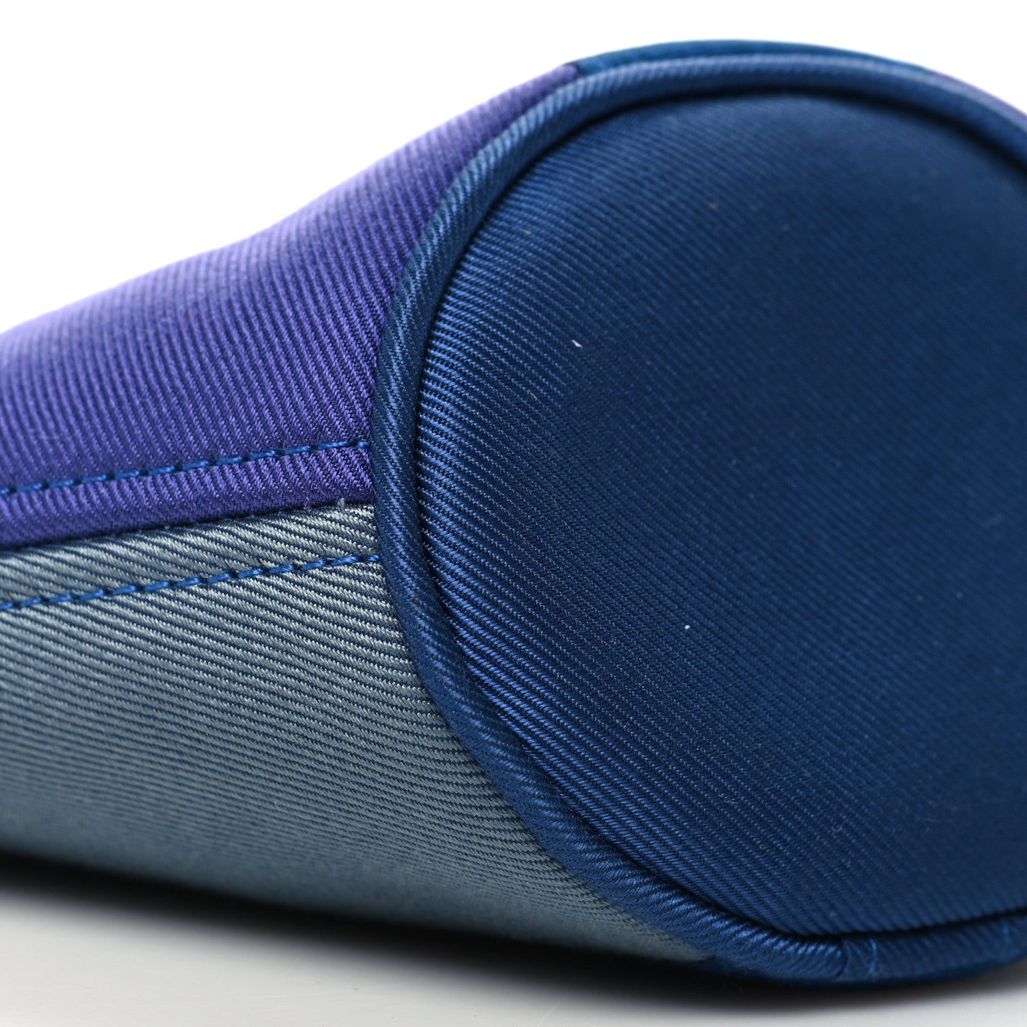 Hermes Cotton Twill Silk Mini Palmyre Case Blue Multicolor 9 of 10