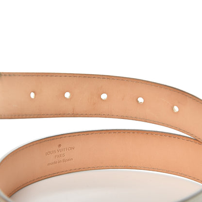 Louis Vuitton Epi Initiales Belt 80 32 Ivory 4 of 9
