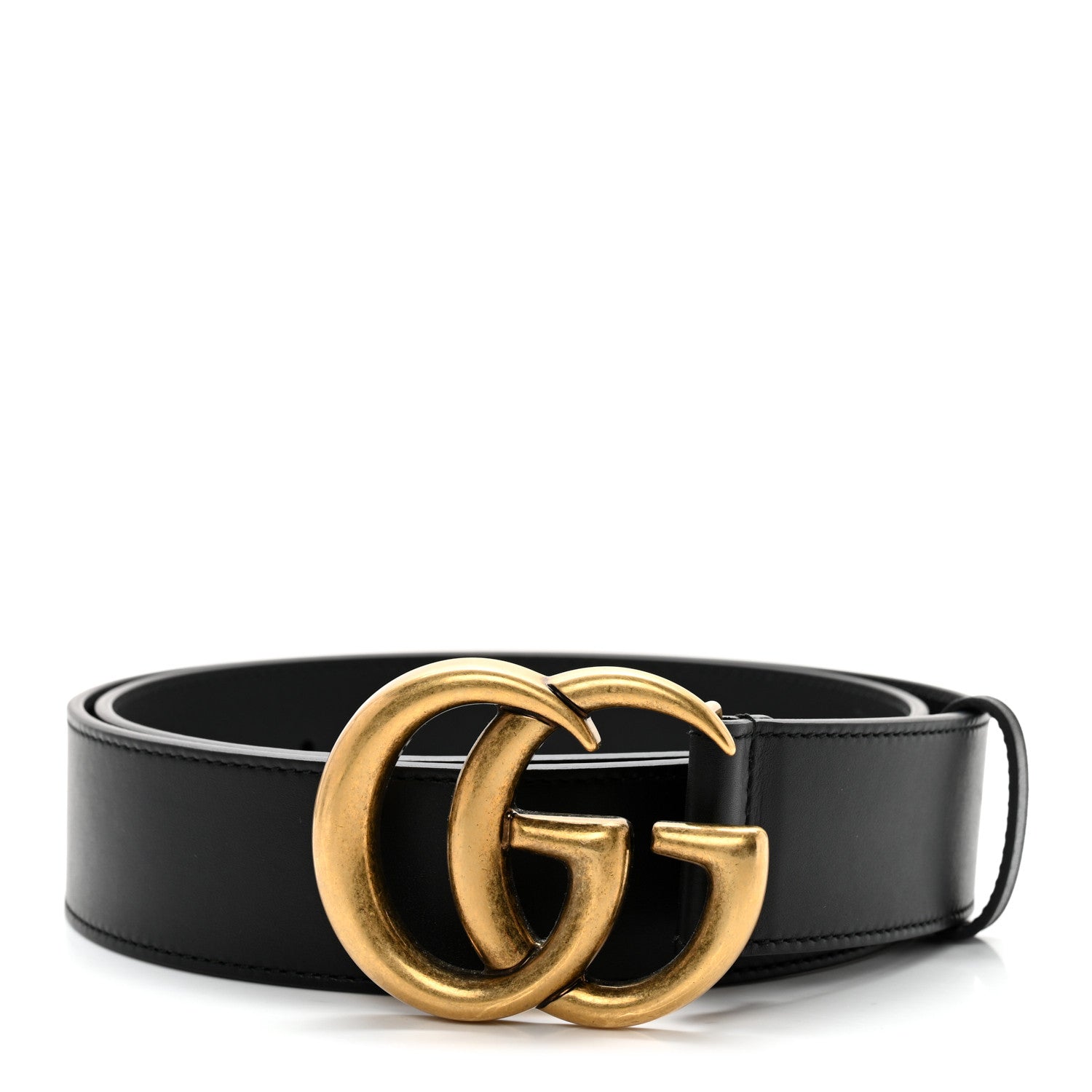 Gucci Calfskin Double G 40mm Belt 90 36 Black 1 of 7