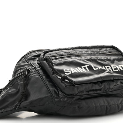 Saint Laurent Nylon Logo Nuxx Body Belt Bag Black 9 of 10
