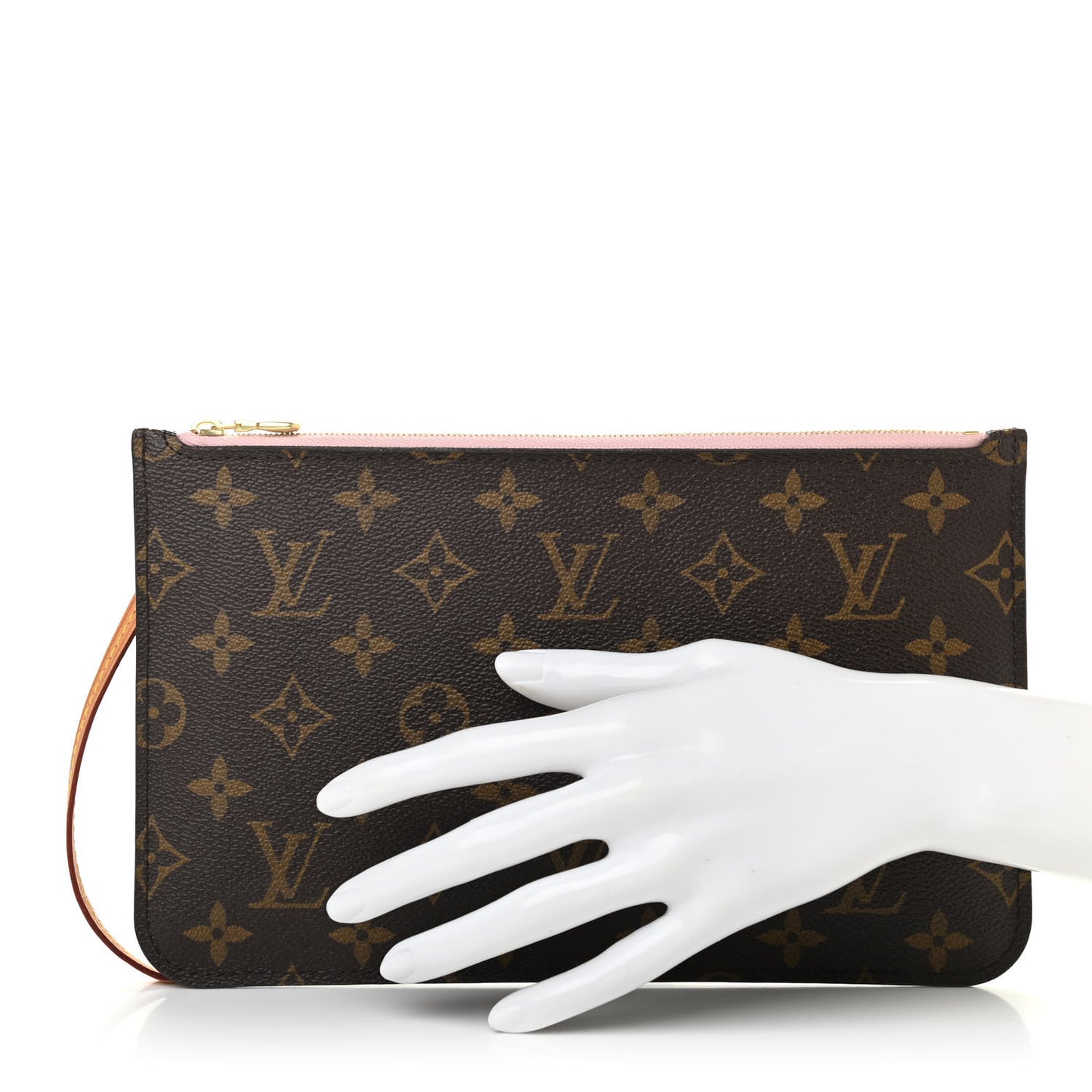 Monogram Neverfull MM GM Pochette Rose Ballerine