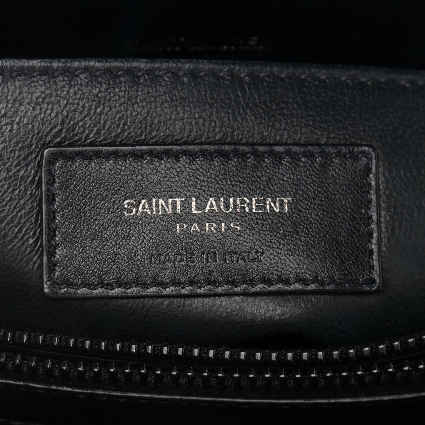 Calfskin Y Quilted Monogram Small Loulou Chain Satchel Black
