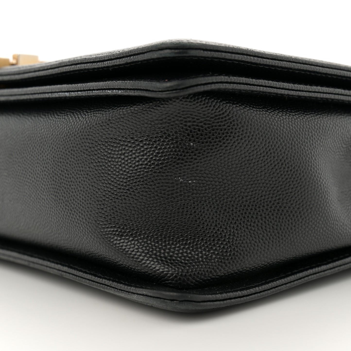 Caviar Quilted Large Boy Flap Black