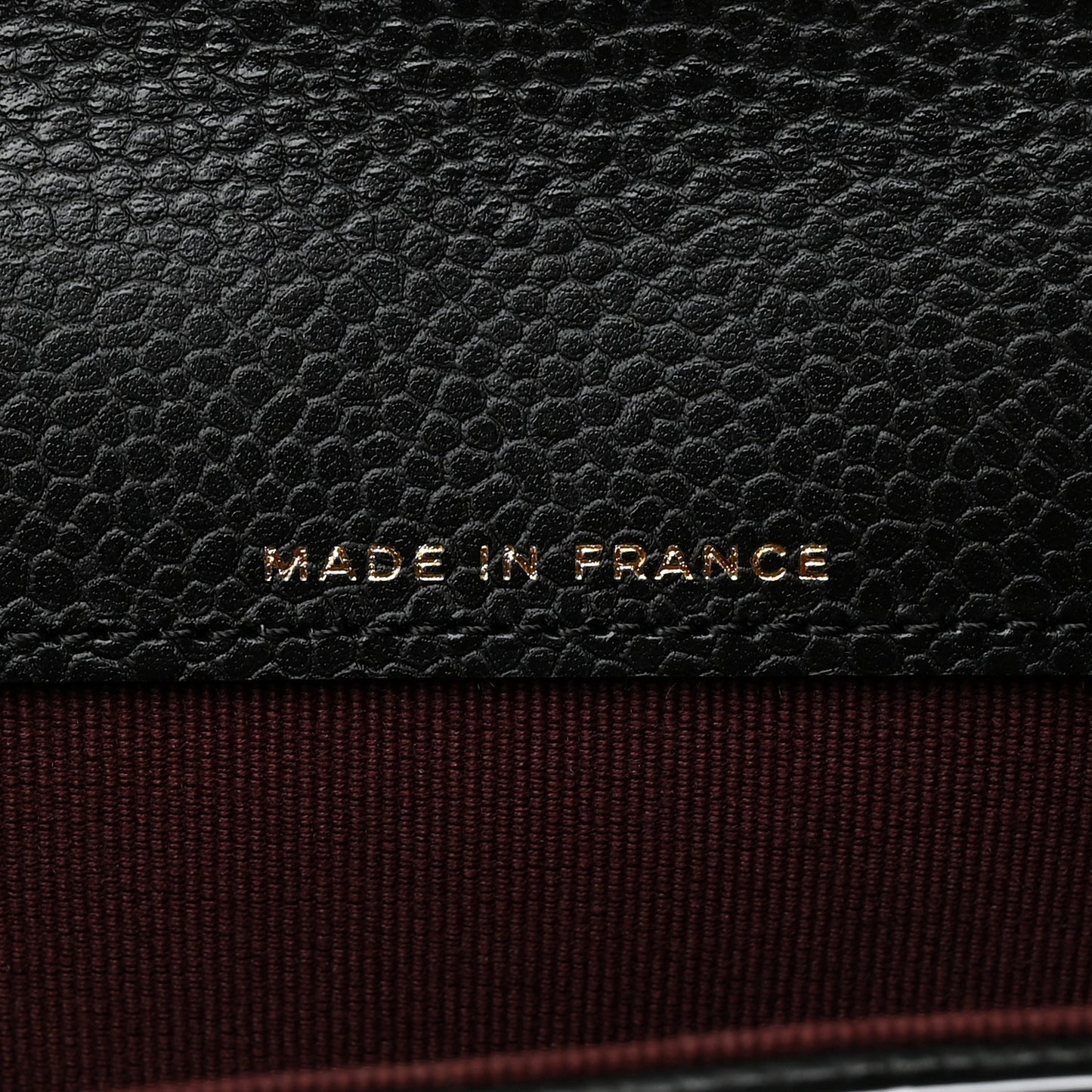 Caviar Quilted Flap Card Holder Wallet Black
