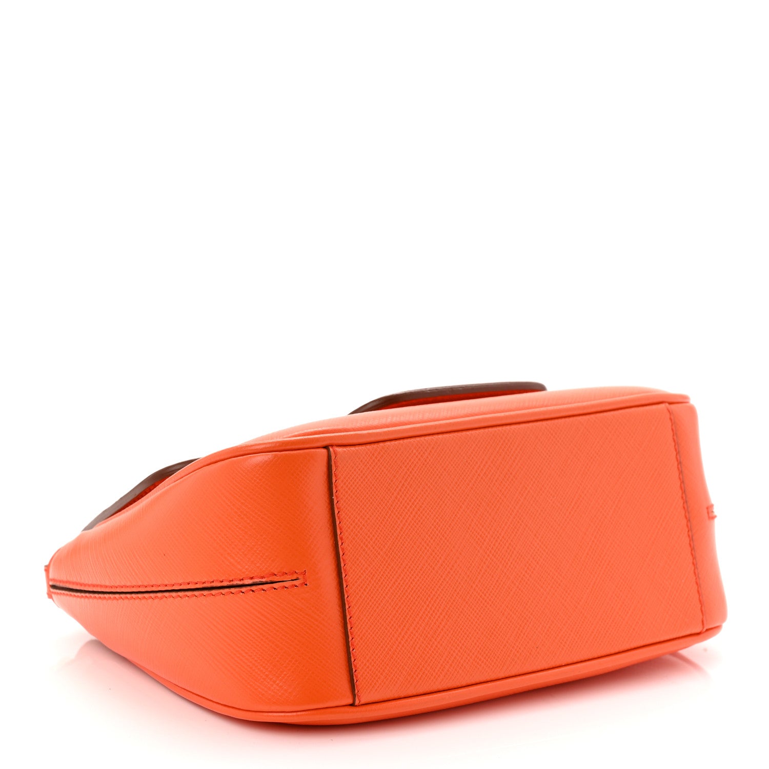 Salvatore Ferragamo Printed Calfskin Paris Crossbody Bag Orange 6 of 19