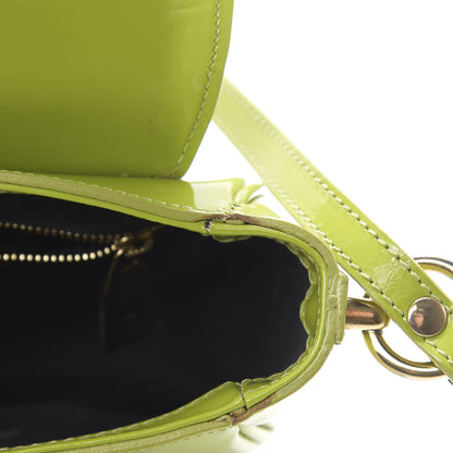 Burberry Patent Small Leigh Crossbody Bag Lemon Green 13 of 19