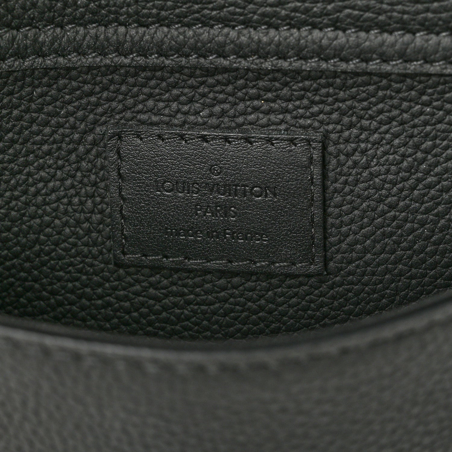 Louis Vuitton Grained Calfskin Aerogram Slingbag Black 6 of 10