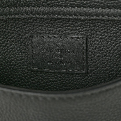 Louis Vuitton Grained Calfskin Aerogram Slingbag Black 6 of 10