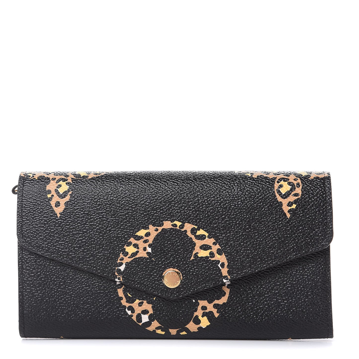 Monogram Giant Jungle Sarah Wallet Black