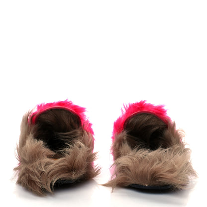 Gucci Merino Wool Womens Princetown Slippers 41 Raspberry Lipstick Natural 5 of 9