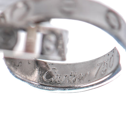 Cartier 18K White Gold Interlocking LOVE Bracelet 6 of 9