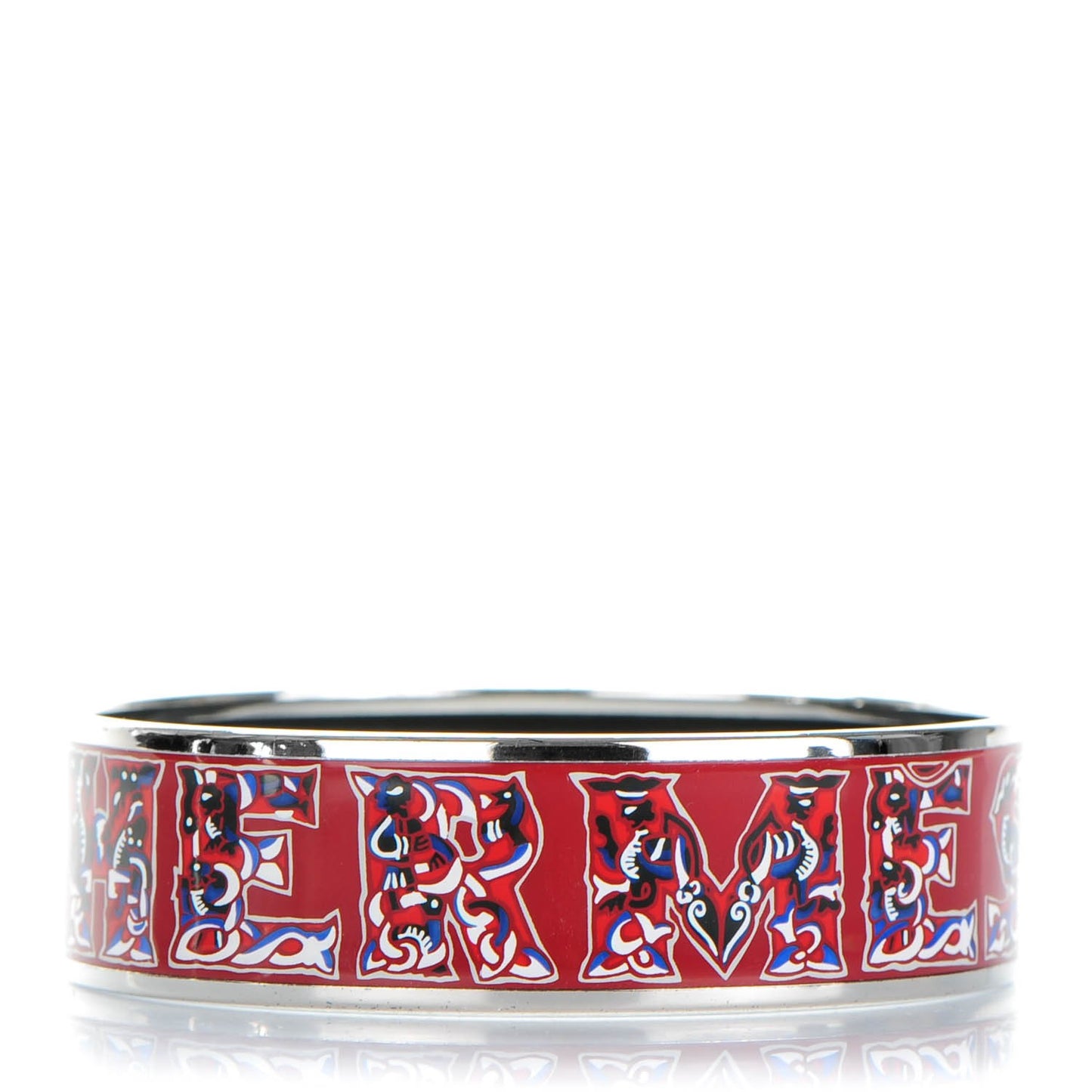 Enamel Printed Wide Alphabet Russe Bracelet 70