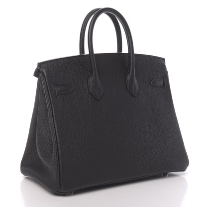 Hermes Togo Birkin 25 Black 3 of 11