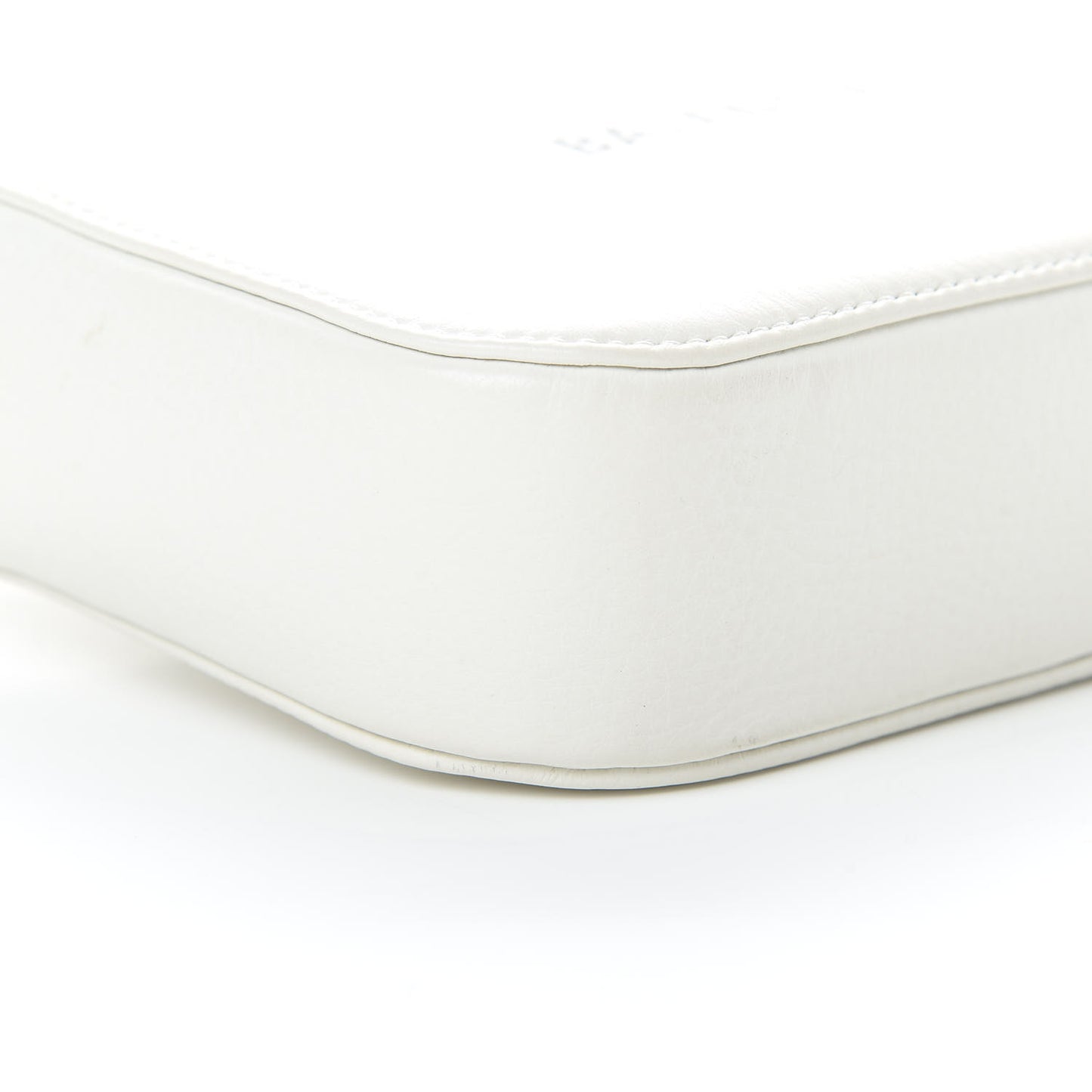 Calfskin Logo S Everyday Camera Bag White