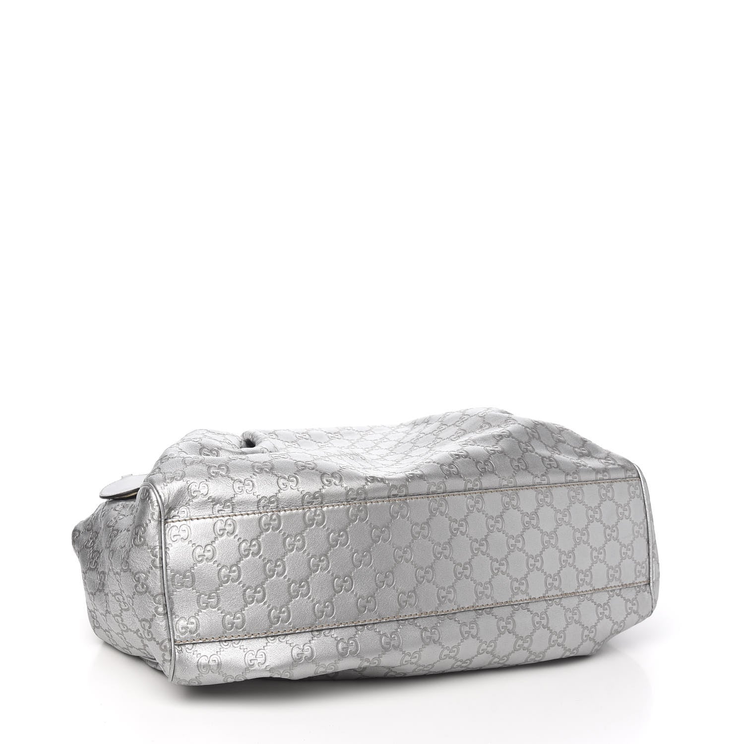 Gucci Guccissima Large Sukey Tote Silver 3 of 9