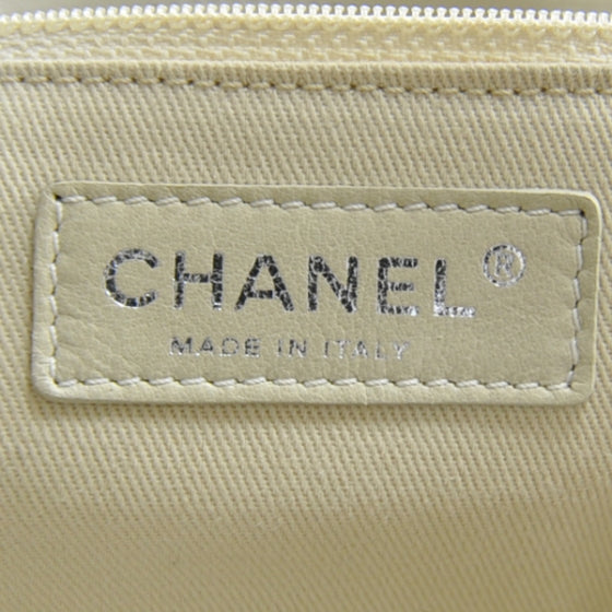 Chanel Calfskin Stitched Large Expandable Flap Bag White 9 of 13