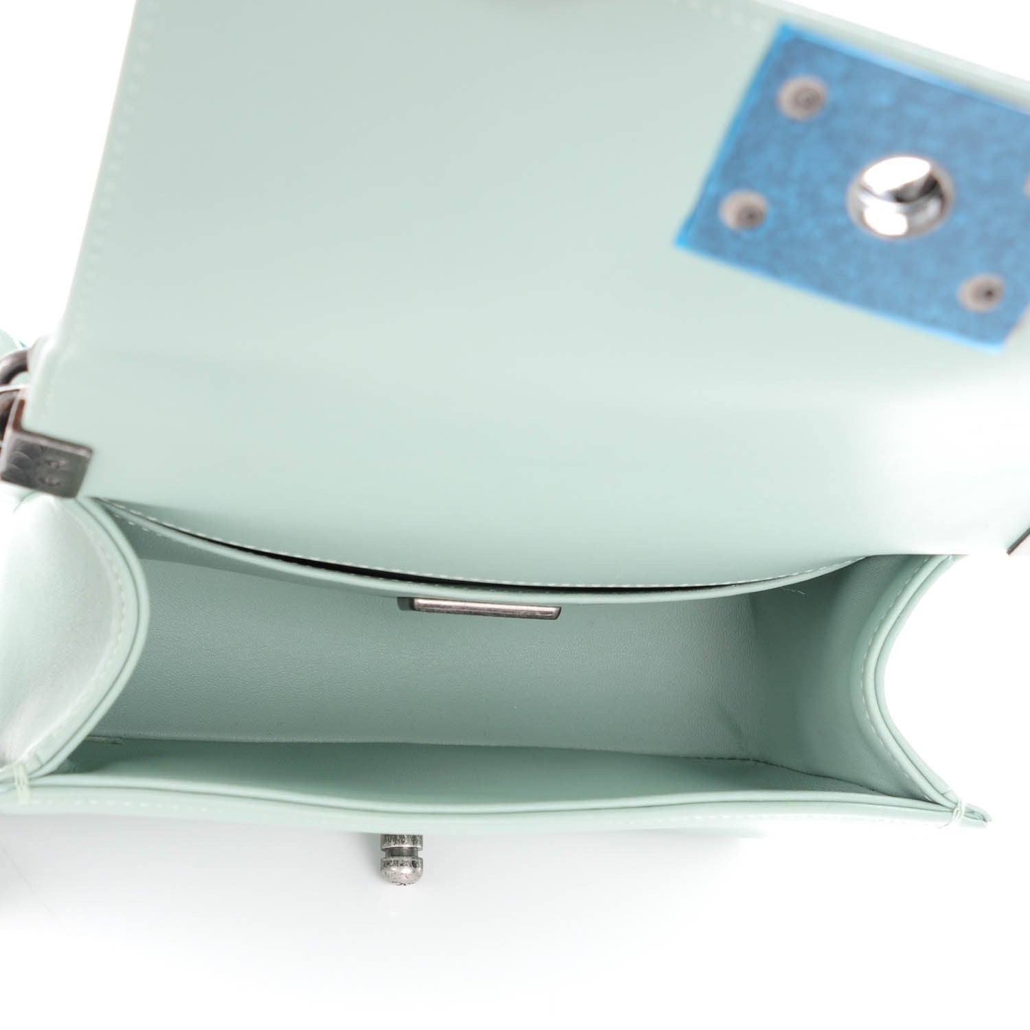 Chanel Galuchat Stingray Small Boy Flap Light Blue 5 of 7