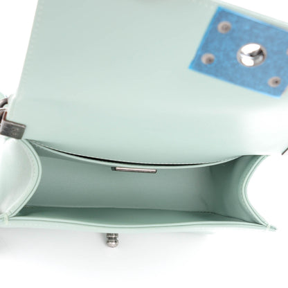 Chanel Galuchat Stingray Small Boy Flap Light Blue 5 of 7