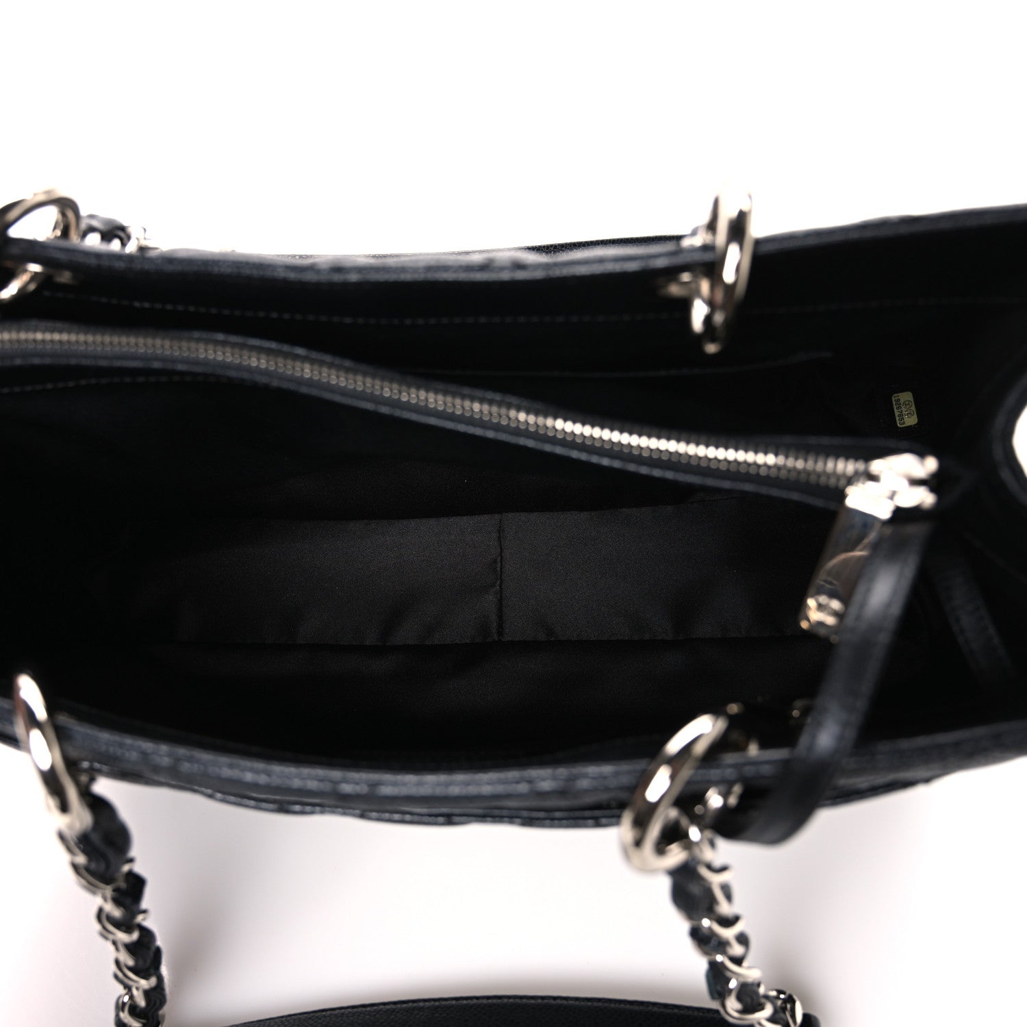 Chanel Caviar Quilted Grand Shopping Tote GST Black 4 of 11