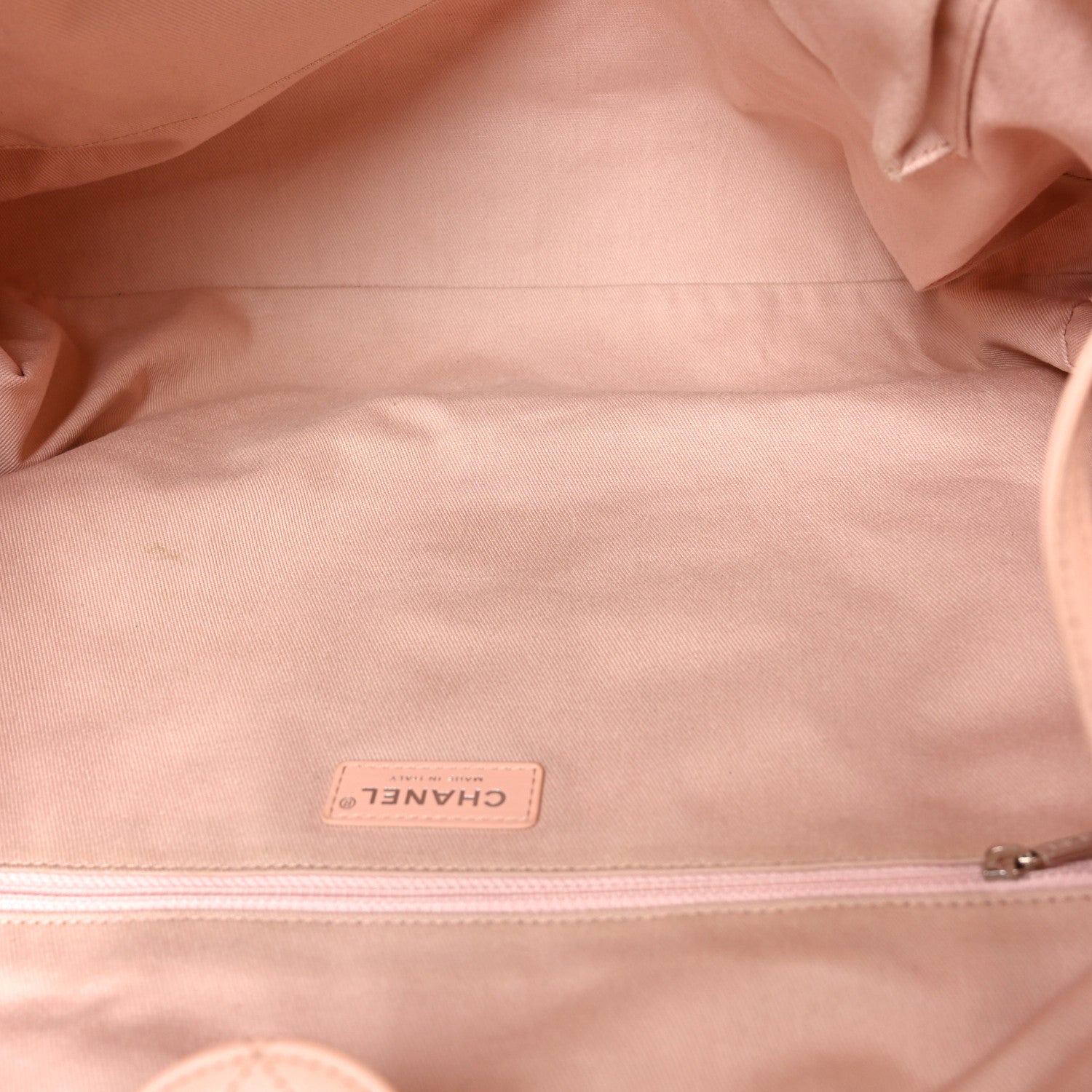 Chanel Canvas Large Double Face Shopping Tote Light Pink 5 of 10
