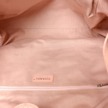 Chanel Canvas Large Double Face Shopping Tote Light Pink 5 of 10