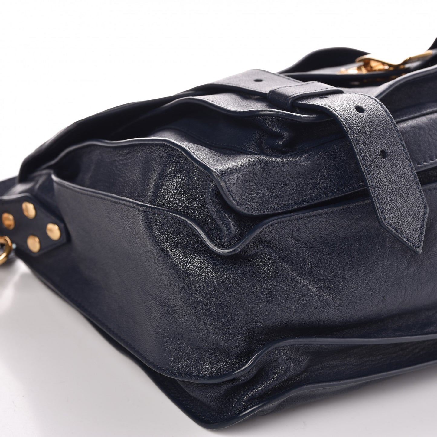 Lambskin Medium PS1 Satchel Midnight