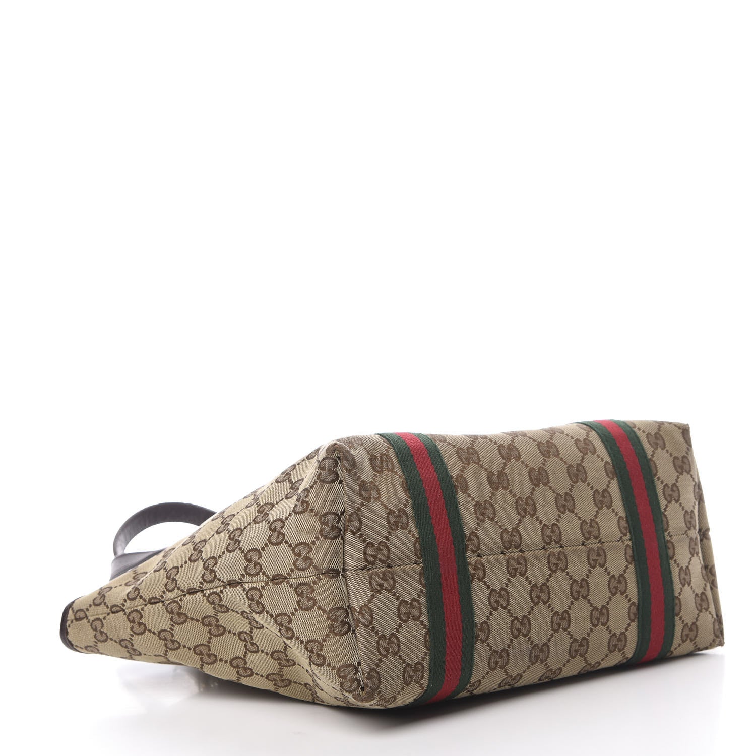 Gucci Monogram Medium Jolicoeur Tote Dark Brown 4 of 15