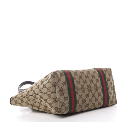 Gucci Monogram Medium Jolicoeur Tote Dark Brown 4 of 15