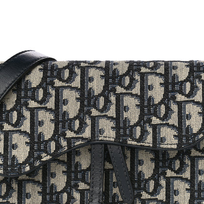 Christian Dior Oblique Saddle Belt Bag Blue 11 of 13