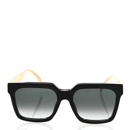 Louis Vuitton Acetate LV Empreinte Square Sunglasses Z1540W Black Gold 2 of 6