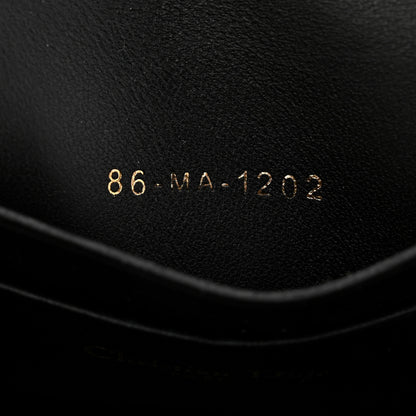 Christian Dior Lambskin Cannage Dior Talk Phone Pouch Black 7 of 11