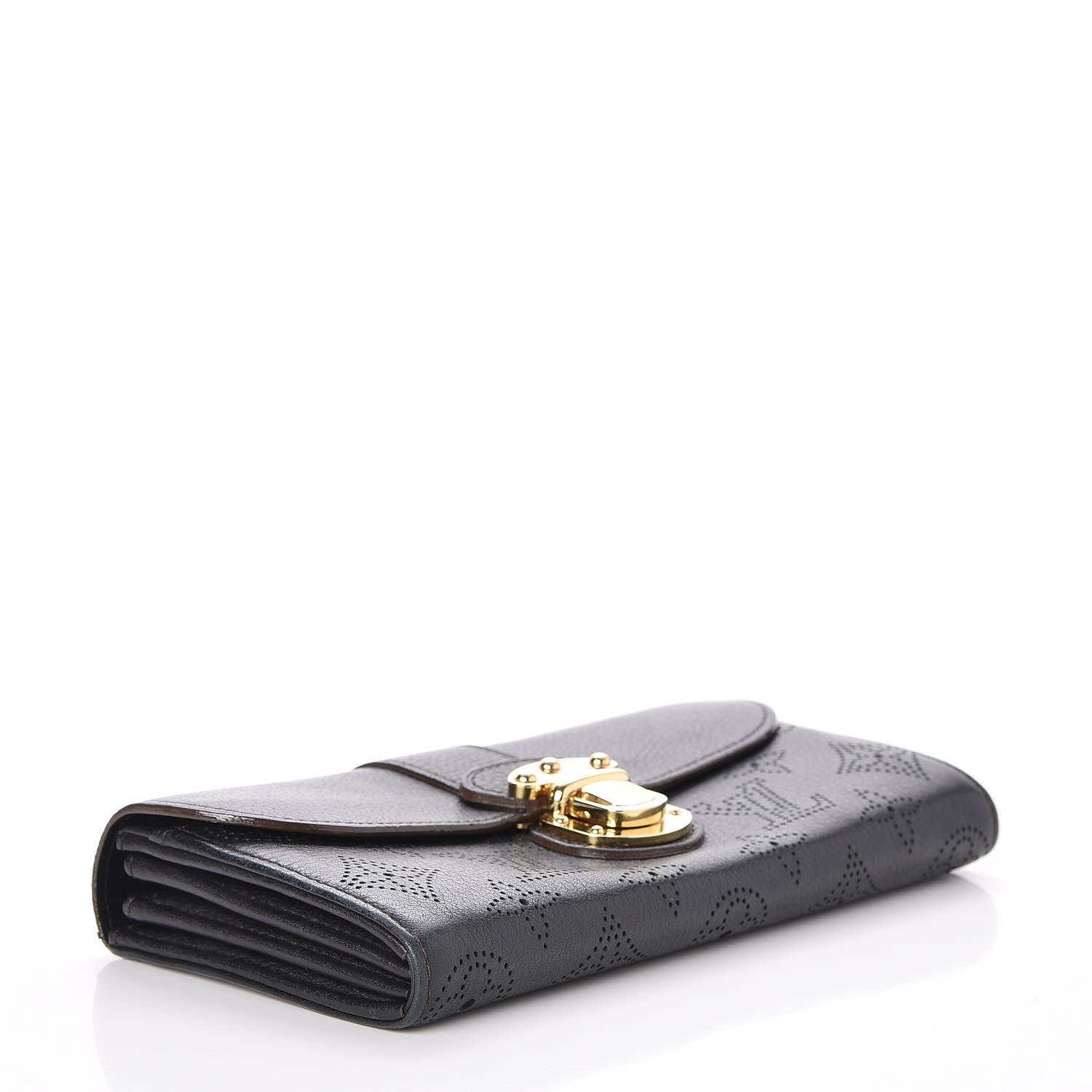 Louis Vuitton Mahina Iris Wallet Black 4 of 10