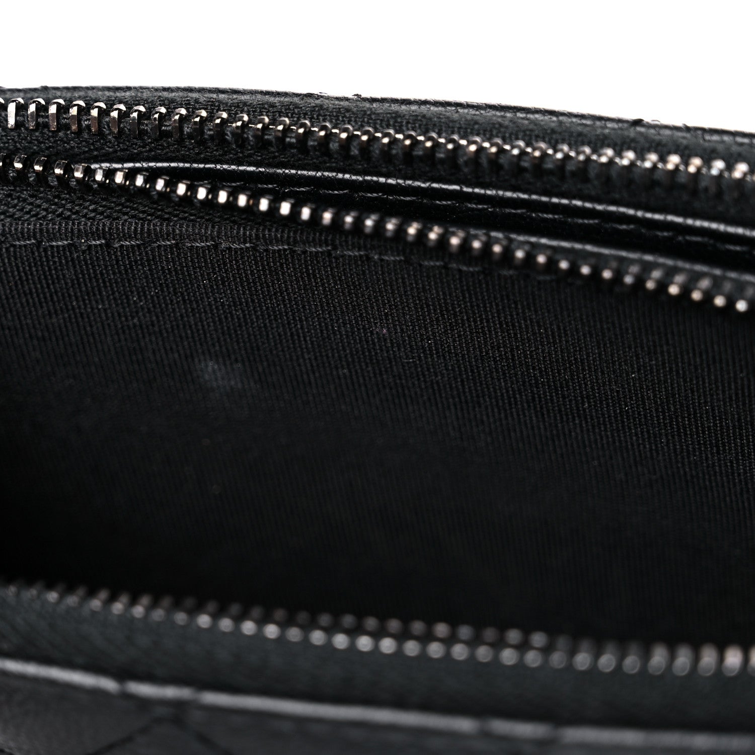 Chanel Patent Goatskin Quilted Small Gabrielle Clutch With Chain Black 10 of 15