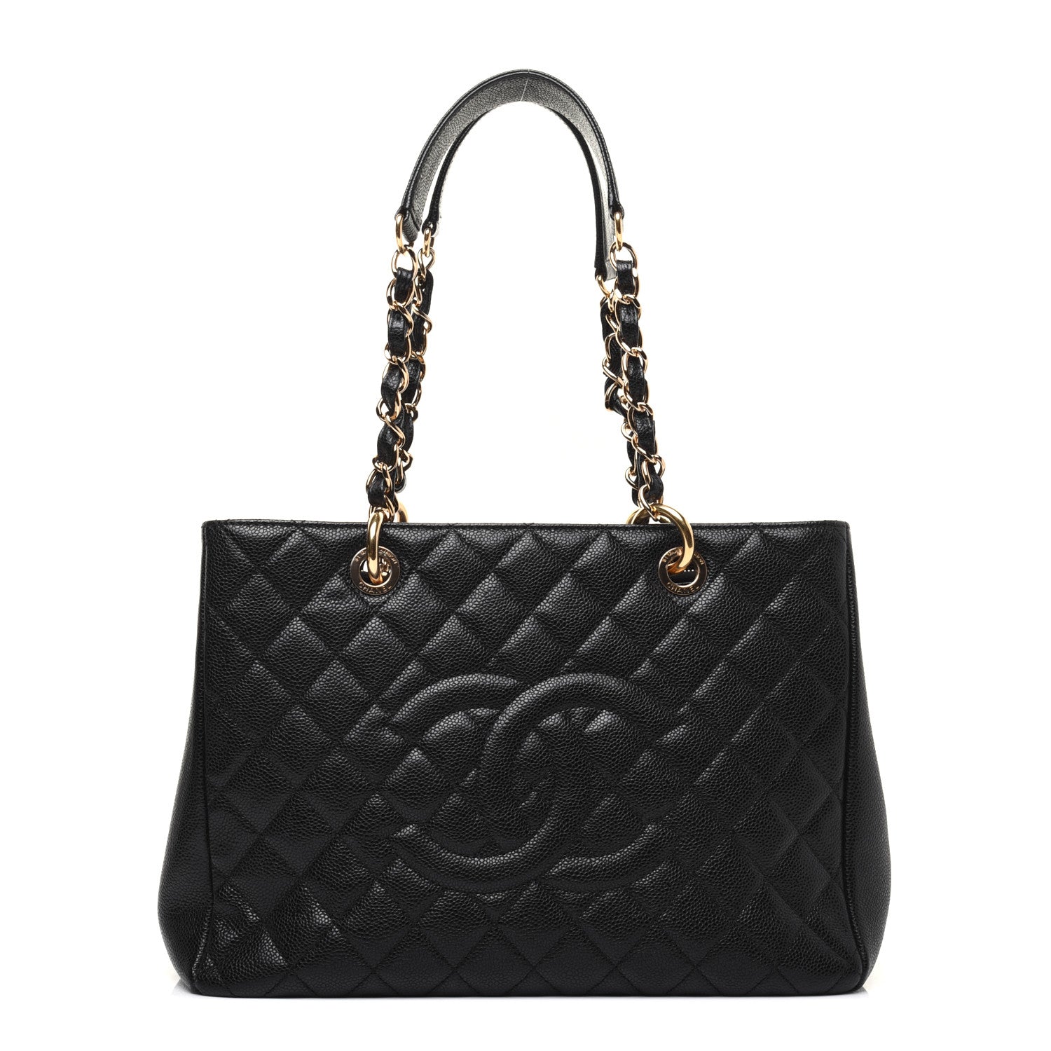 Chanel Caviar Quilted Grand Shopping Tote GST Black 1 of 28