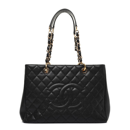Chanel Caviar Quilted Grand Shopping Tote GST Black 1 of 28