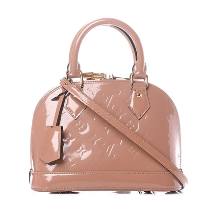 Louis Vuitton Vernis Alma BB Rose Velours 1 of 9