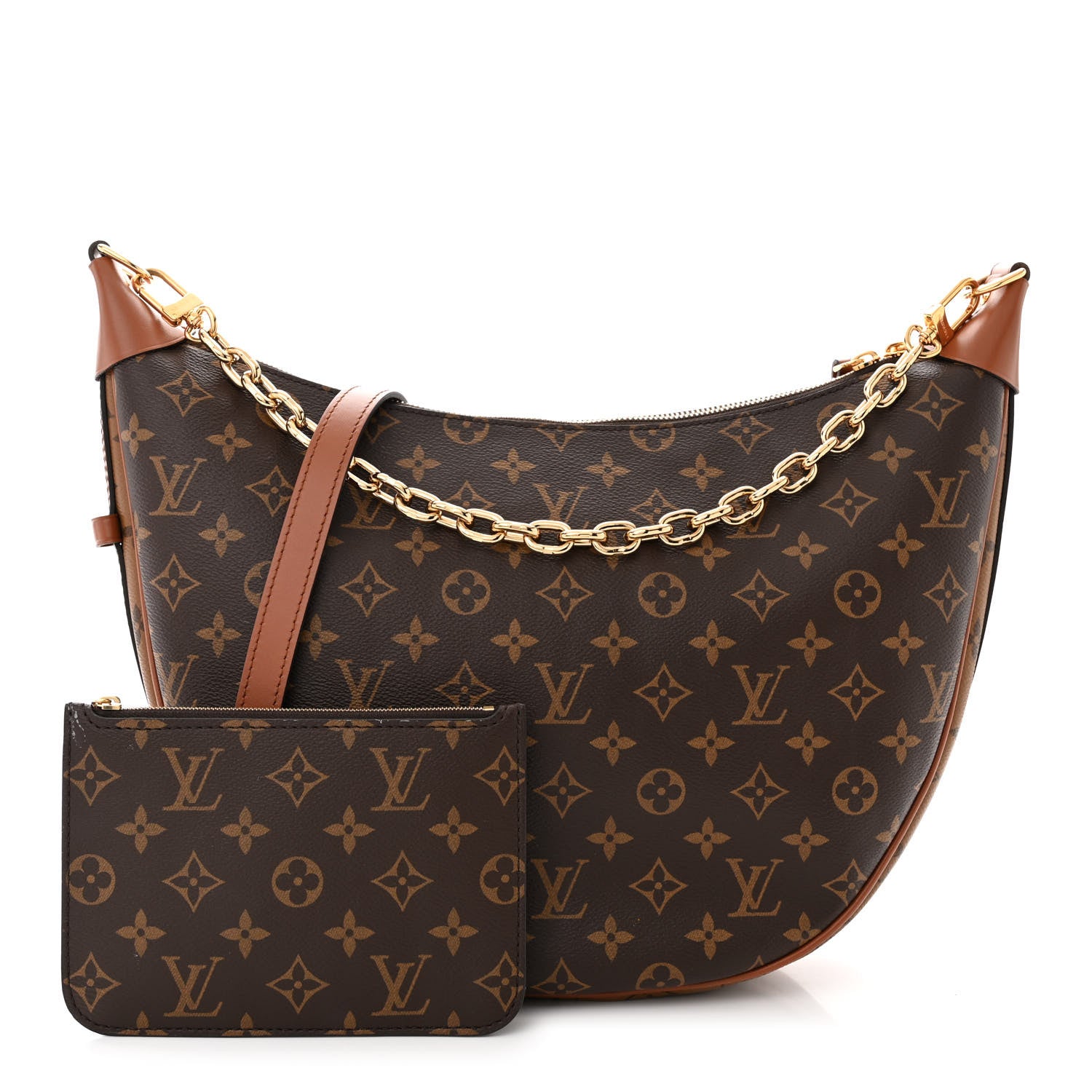 Louis Vuitton Reverse Monogram Loop Hobo 1 of 12
