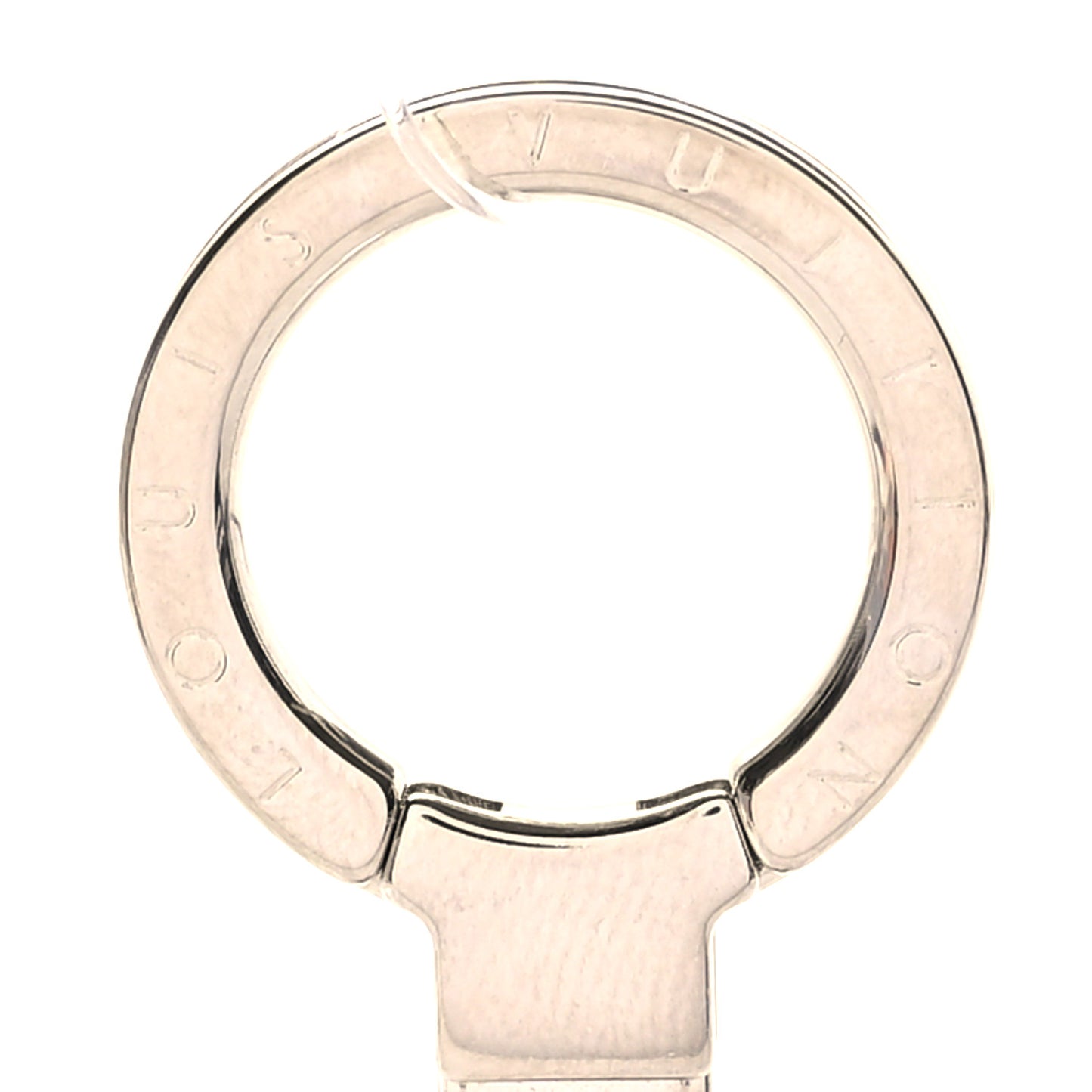 Metal Luggage Tag Key Holder Silver