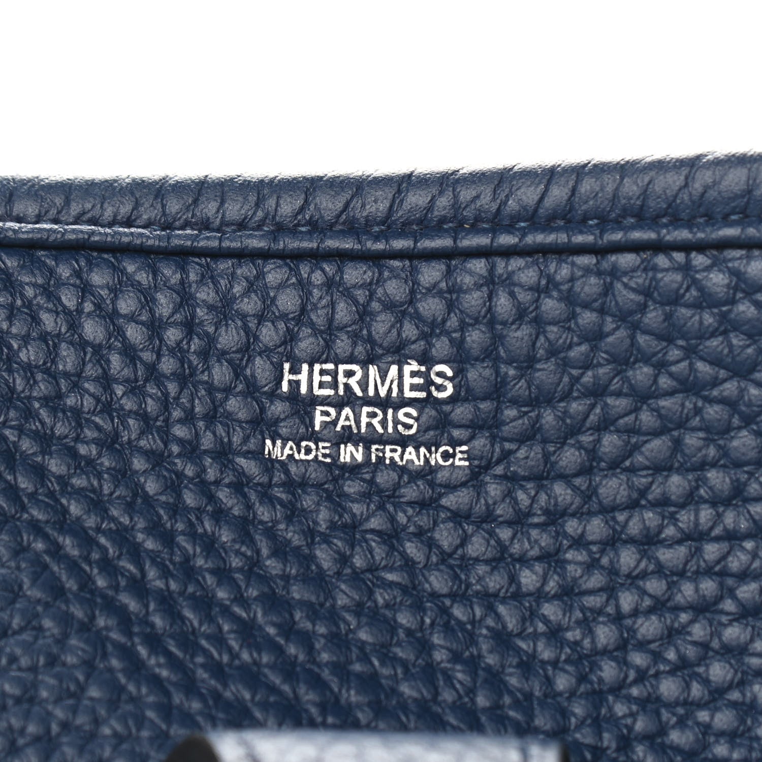 Hermes Taurillon Clemence Evelyne III GM Bleu Saphir 6 of 9