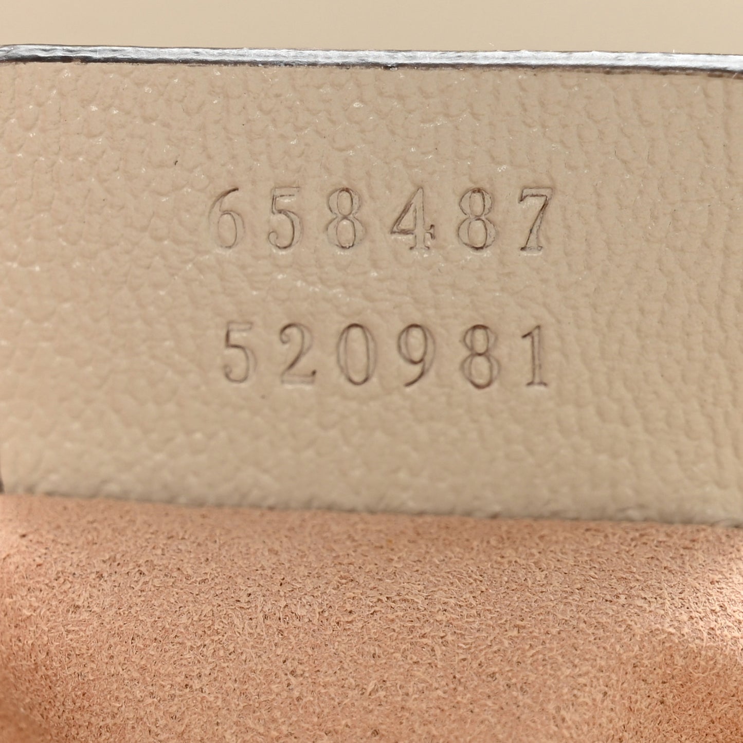 GG Supreme Monogram Calfskin Mini Padlock Flap Pocket Shoulder Bag Beige Mystic White Sun Oil