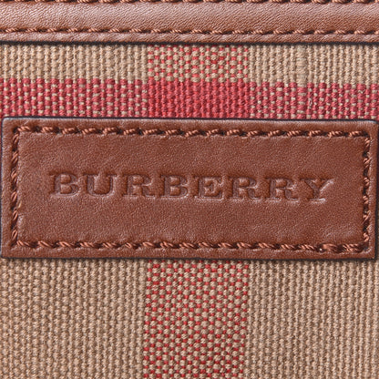 Burberry Canvas Mega Check Camouflage Mini Susanna Hobo Russet Brown 6 of 15