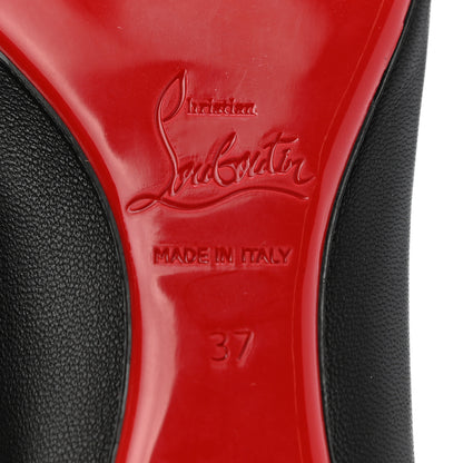 Christian Louboutin Shiny Nappa Ballalla Flats 37 Black 6 of 8